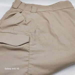 First Tactical Men Khaki Ripstop Cargo Shorts Tan Size 54 Plus Size Outdoor Work